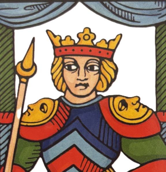 Le Chariot - Carte de Tarot de Marseille - édition Sébastien Michel