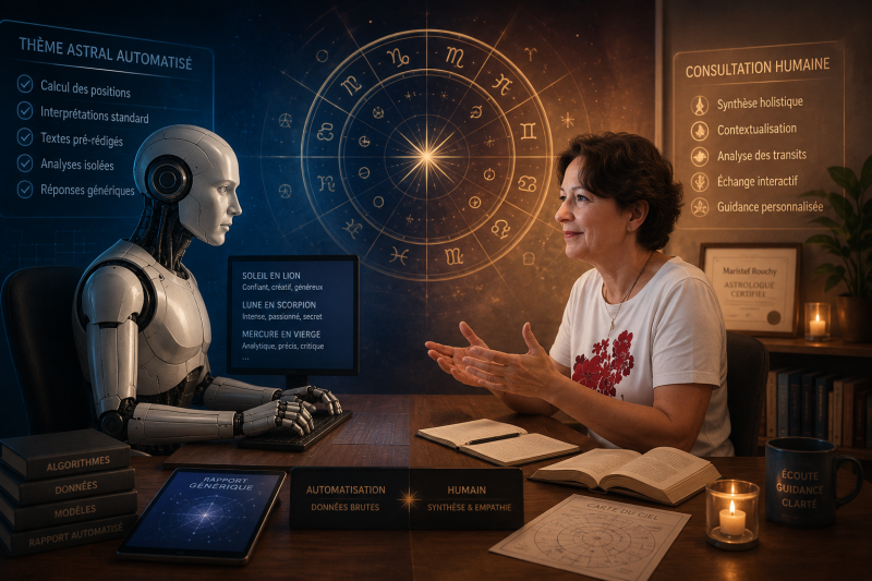 algorithme face a un vraie astrologue