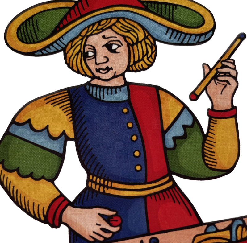Le Bateleur, arcane du tarot de Marseille - Edition Sébastien Michel LE TAROT RETROUVE