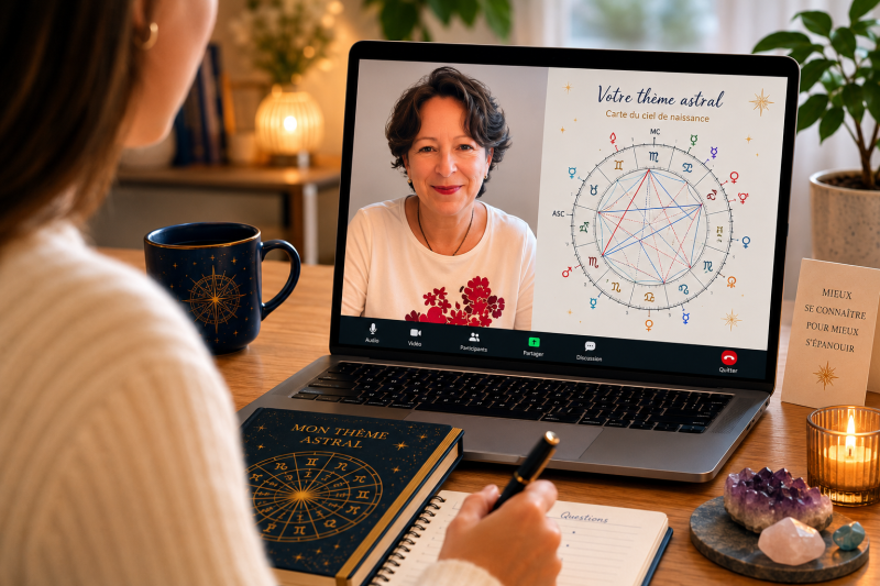 Consultation astrologue professionnel : prendre RDV en visio