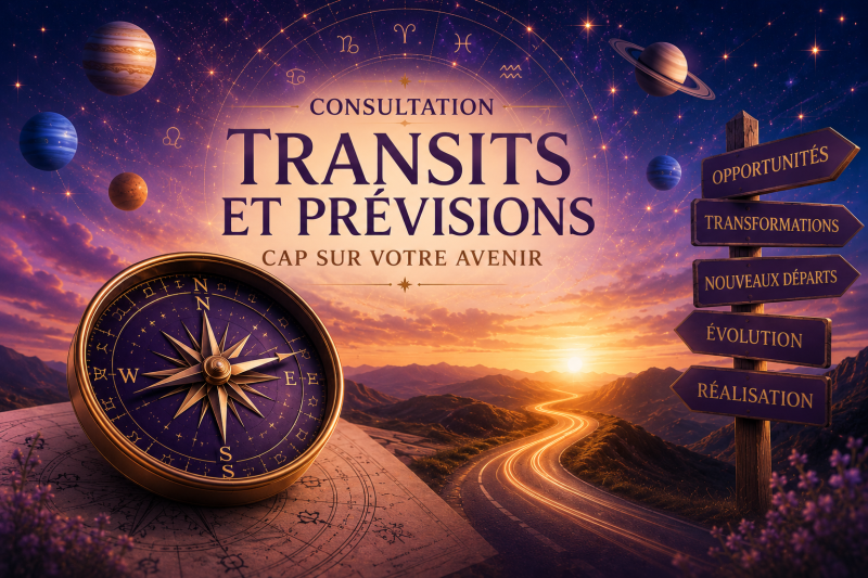 Analyse des transits planétaires : l'astrologue oriente et conseille