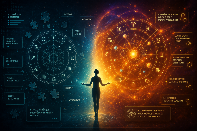 astrologie consultation personnalisée ou algorithme
